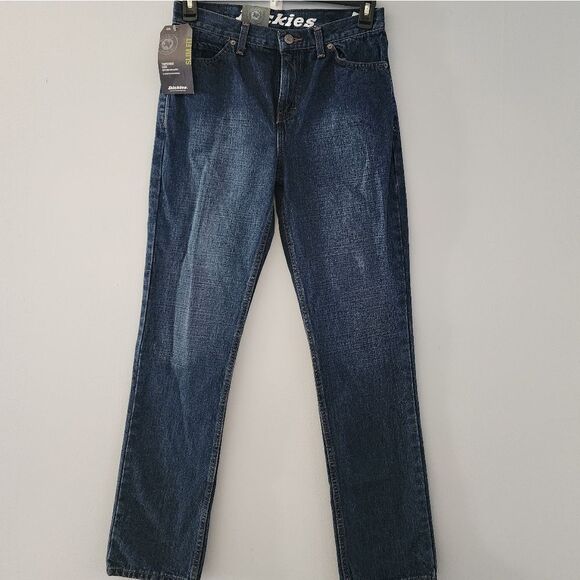 Boys Kids Dickies Blue Denim Med Wash Play Jeans Size 18 - Picture 1 of 11